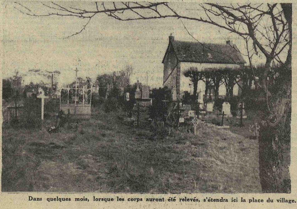 Courteranges 1957 ancien cimetière