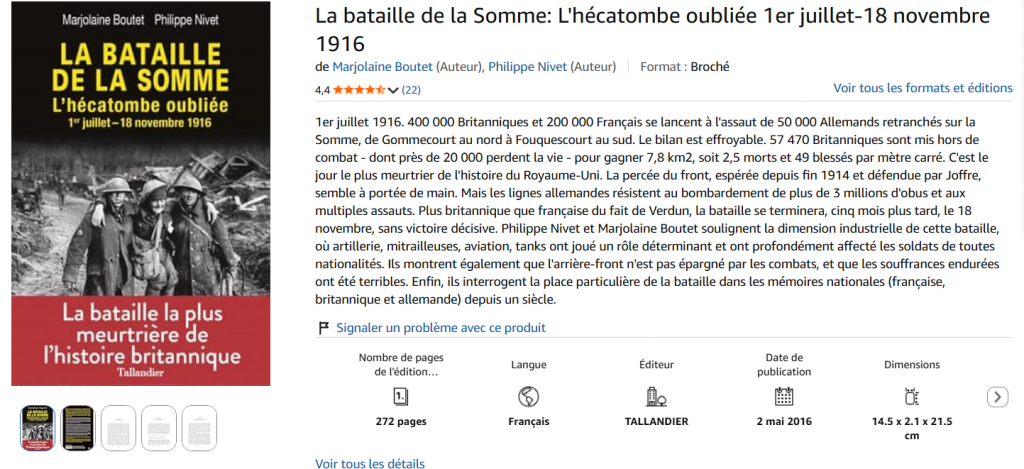 La bataille de la Somme