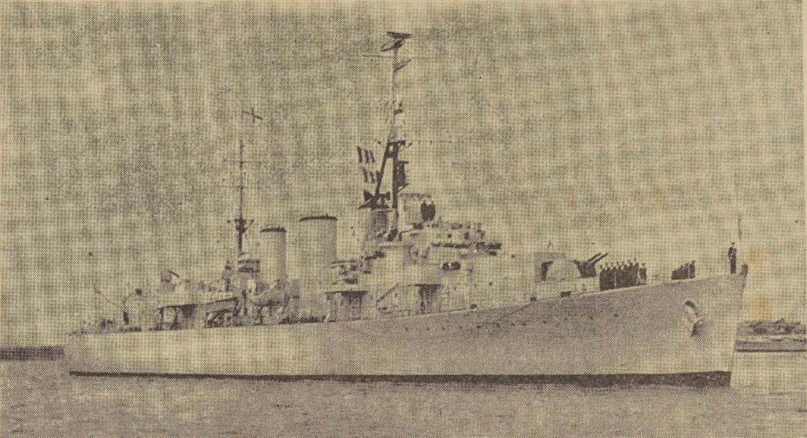 Mouilleur de mines Apollo en 1955 à Brest