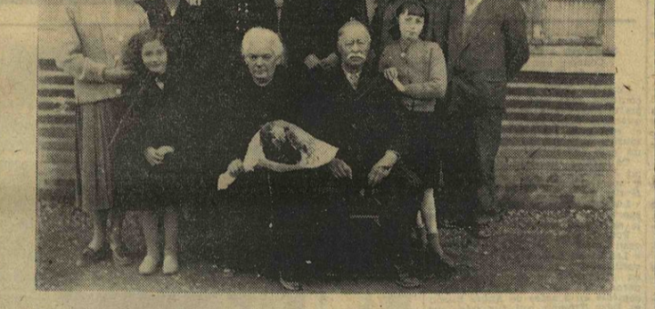 Noces d'or à Chamoy l'Est Eclair 14 Février 1957