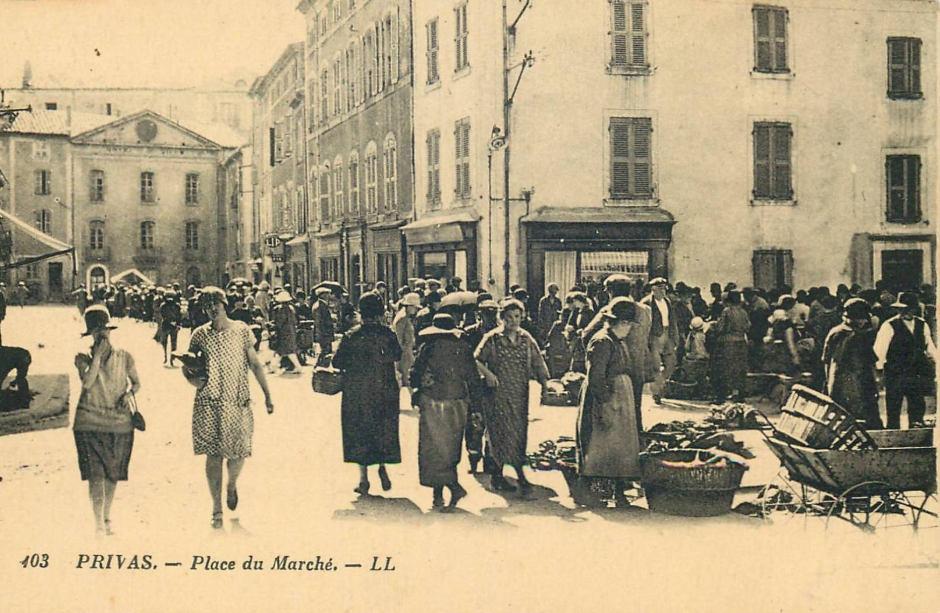 Privas Place du Marché