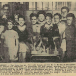 Romily groupe élèves sportifs école Gambetta L'Est Eclair 2 juillet 1954