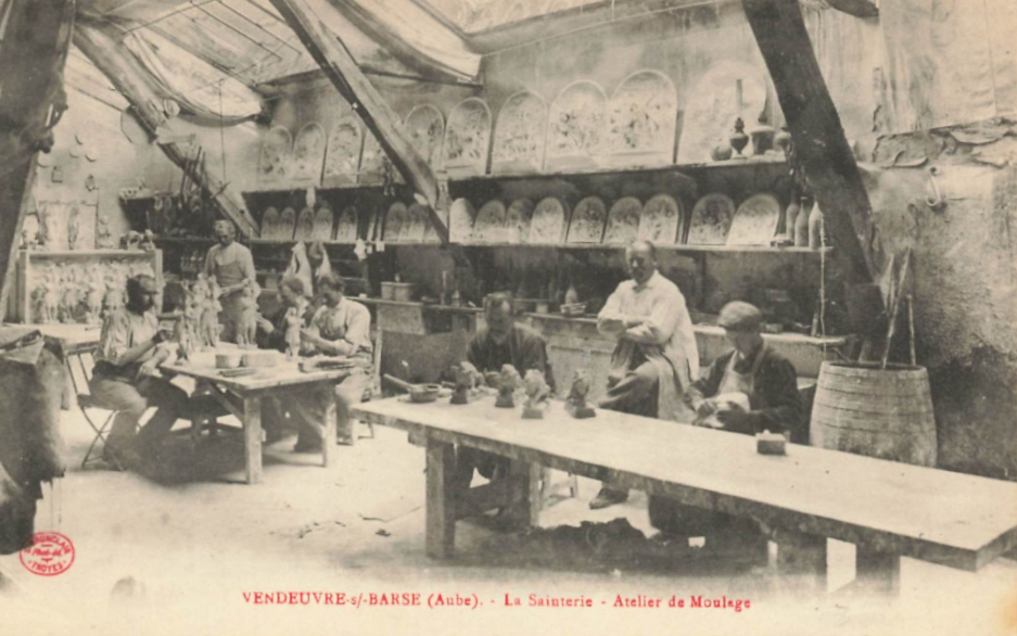 Vendeuvre-sur-Barse La sainterie atelier de moulage