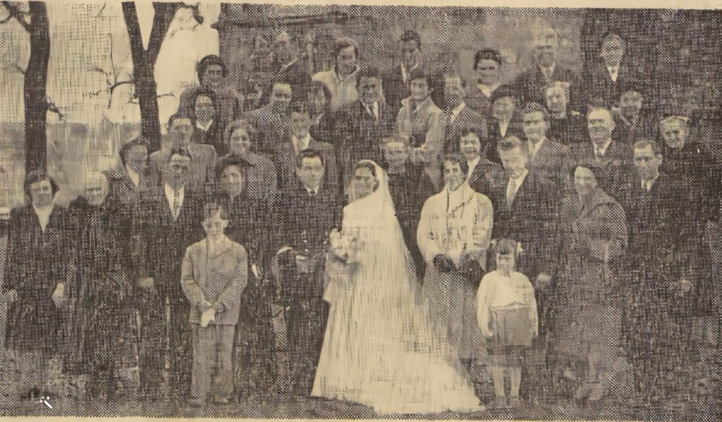 Faou mariage Golias Richou Le Télégramme 10 Décembre 1954