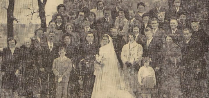 Faou mariage Golias Richou Le Télégramme 10 Décembre 1954