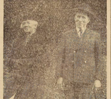 Noces de diamant Moan Yves Marie Plouzévédé Le Télégramme de Brest du 22 Juin 1950