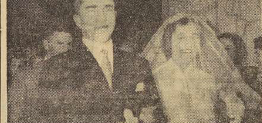 Plouguerneau Mariage Urguen Jean Louis Perros Yvonne Le Télégramme de Brest 10 Septembre 1955