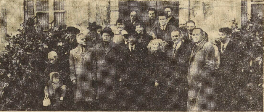 Plouguerneau photo époux Jacques Le Roy Le Télégramme 10 Décembre 1954