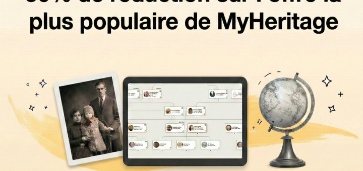Abonnement MyHeritage 50%