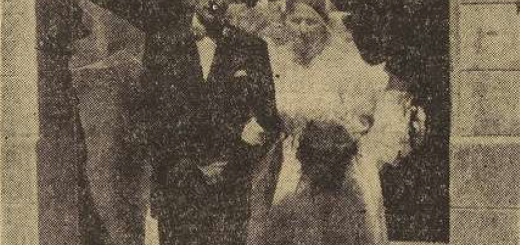 Brest Mariage Le Borgne Jeannot Guianvarch Jeanne Le Télégramme de Brest 1 Août 1955