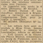 Collaboration économique Le Télégramme de Brest 4 Mars 1946