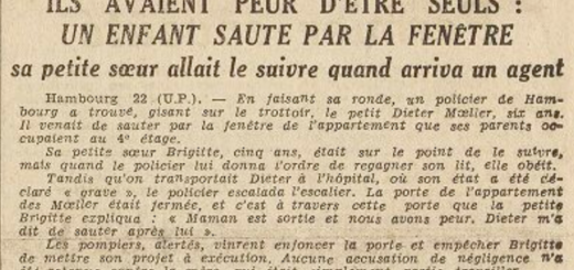 Hambourg Moeller Dieter Le Télégramme de Brest et de l'Ouest 23 Février 1954