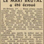 Saint-Brieuc Perrot Yves Etienne Marthe Le Télégramme de Brest et de l'Ouest 2 Août 1955