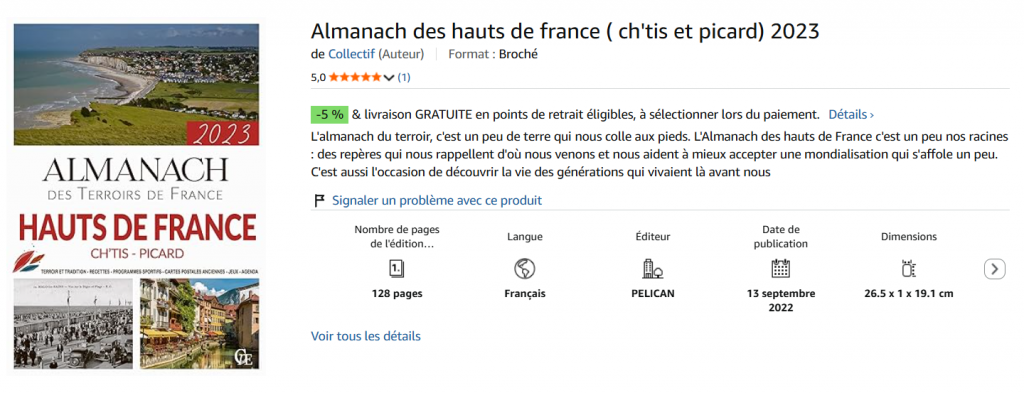 Almanach des hauts de france