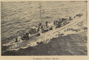 Brest Le destroyer américain Parker Le Télégramme de Brest 23 juillet 1954