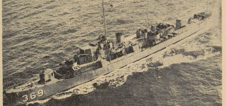 Brest Le destroyer américain Parker Le Télégramme de Brest 23 juillet 1954