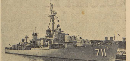 Brest Le destroyer américain l'Eugène A Greene Le Télégramme de Brest 23 juillet 1954