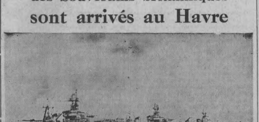 Croiseurs Georges Leygues Gloire et Montcalm Le Journal de Rouen 13 juillet 1938