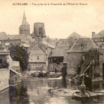 Guingamp vue de l'hôtel de France