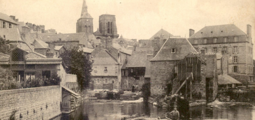 Guingamp vue de l'hôtel de France