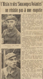 La soucoupe volante d'Omont L'Ardennais 23 septembre 1954