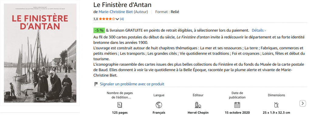 Le Finistère d'Antan