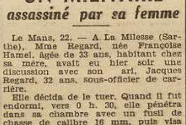 Milesse Hamel Françoise Regard Jacques Le Télégramme de Brest 23 Juillet 1955