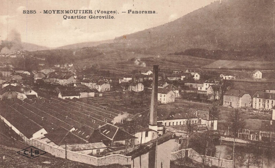 Moyenmoutier quartier faubourg Géroville