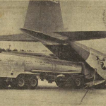 Nouveaux avions à turbines Locked de transport Le télégramme 25 Juillet 1955