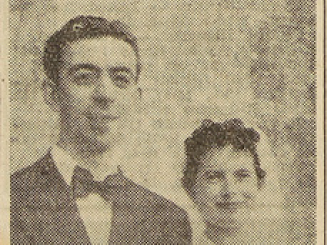 Ploudaniel Mariage Abaléa Jean Bihan Marie-Thérèse Le Télégramme de Brest 22 Août 1953