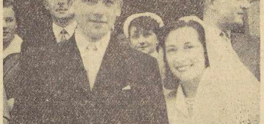 Plouescat Mariage Perrin Jean Claude Cueff Jeanne Anastasie Télégramme de Brest 21 juillet 1954