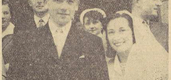 Plouescat Mariage Perrin Jean Claude Cueff Jeanne Anastasie Télégramme de Brest 21 juillet 1954