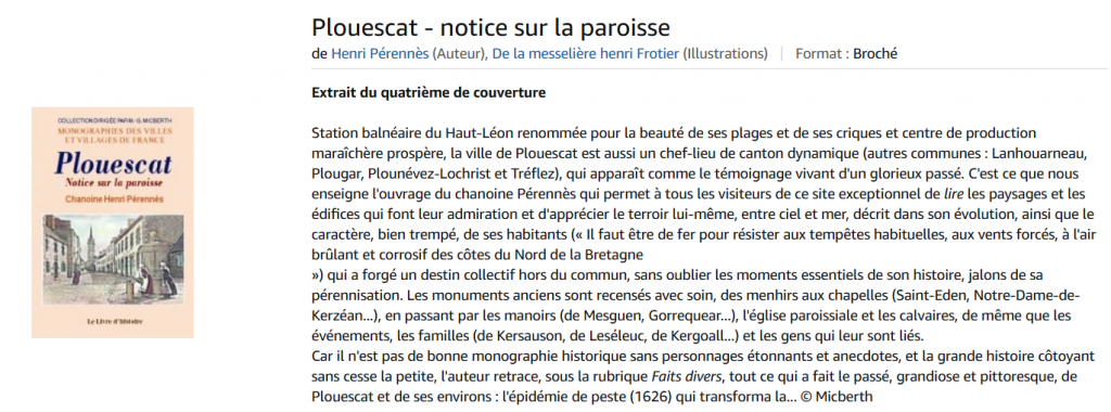 Plouescat notice de la paroisse