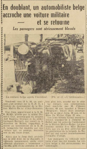 Rethel Dinant Belgique Bureau Clément Julia Clément De Wetter Olga L'Ardennais 18 septembre 1954