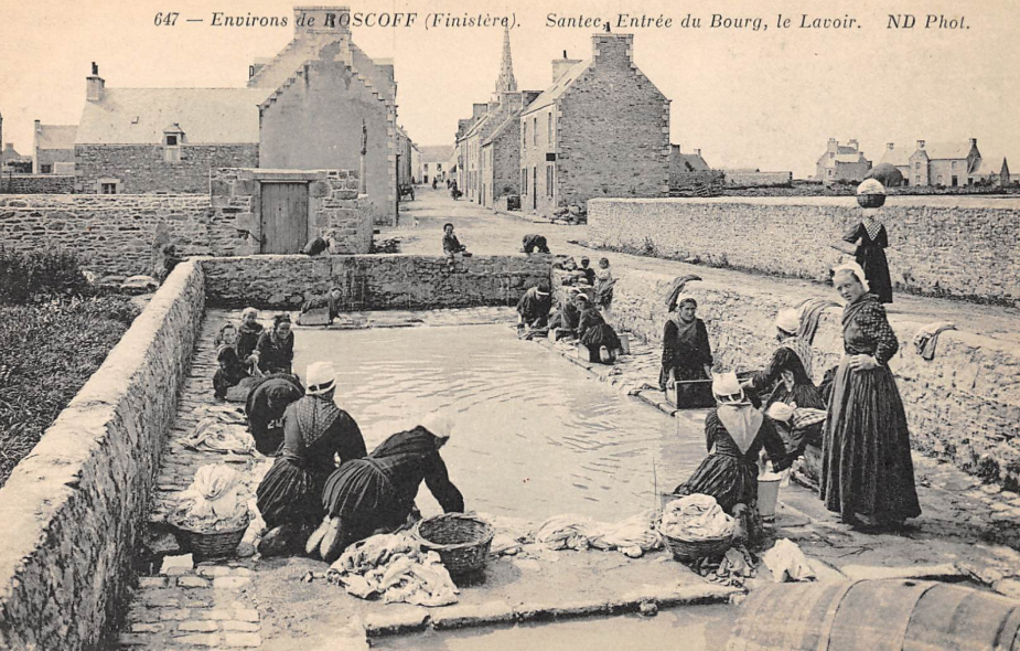 Santec entrée du bourg