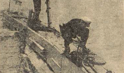Sous-marin de poche britannique X B 7 Le télégramme de Brest 1 Septembre 1950