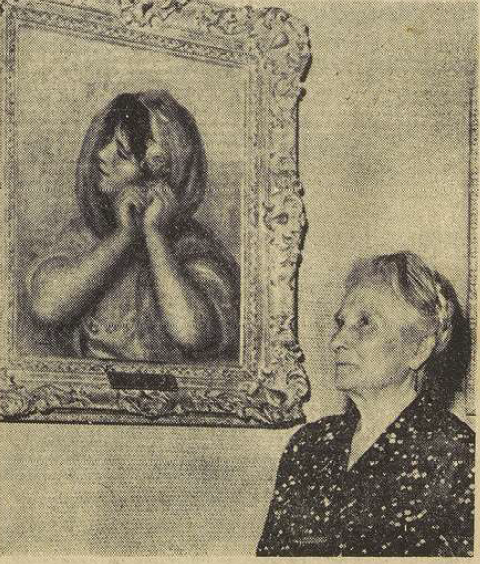 Tableau de Renoir Mme Slade Conrad Le Télégramme 30 Juillet 1955