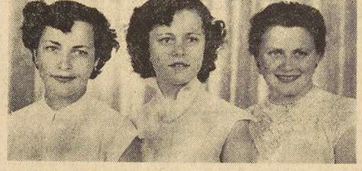 Telgruc Alix Eliane Labasque Annick Le Monze Annie Le Télégramme de Brest 23 Juillet 1955