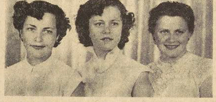 Telgruc Alix Eliane Labasque Annick Le Monze Annie Le Télégramme de Brest 23 Juillet 1955