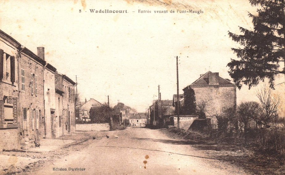 Wadelincourt entrée venant de Pont-Maugis