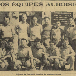 Courtenot équipe de foot L'Est Eclair 1 juillet 1954