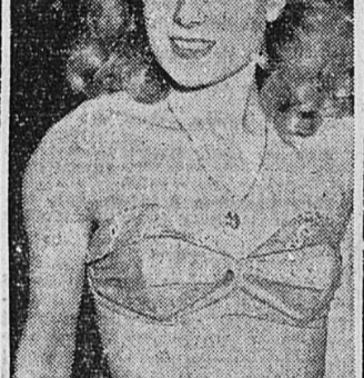 Delort Maryse Miss France 1950 Le Centre républicain 4 janvier 1950