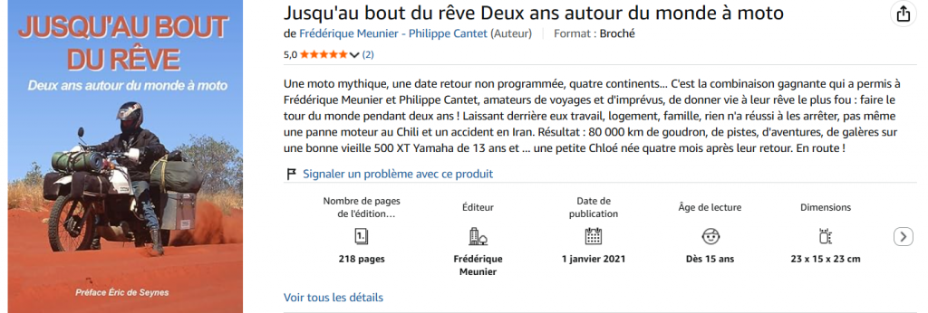 Deux ans autour du monde à moto