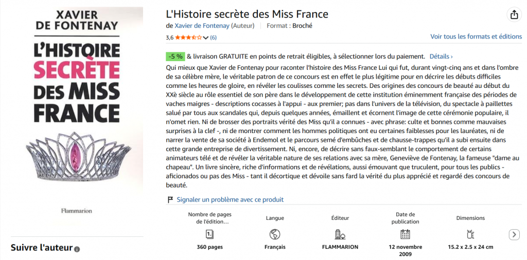 L'Histoire secrète des Miss France