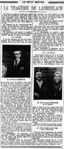 La Tragédie de Lauberlach Le Petit Breton 2 février 1936
