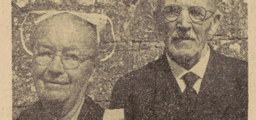 Landévennec Mr et Mme Queffélec Noces de Diamant Le Télégramme de Brest 27 août 1952