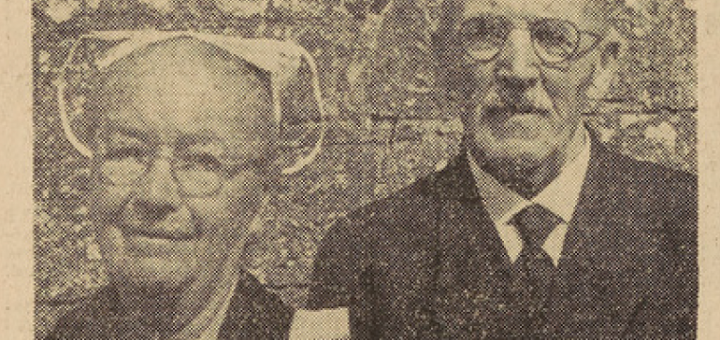 Landévennec Mr et Mme Queffélec Noces de Diamant Le Télégramme de Brest 27 août 1952