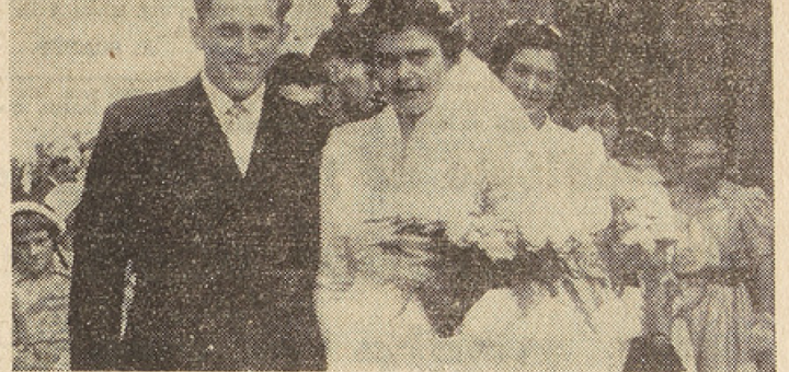 Lanrivoaré Mariage Le Télégramme de Brest 15 septembre 1953