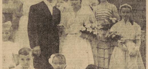 Plouenan Photo Mariage Moal Jeanne avec Alard Robert Le Télégramme de Brest 5 aout 1952