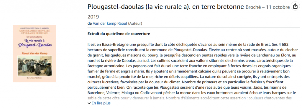 Plougastel-Daoulas la vie rurale